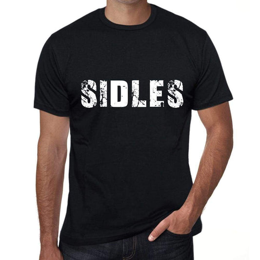 Sidles Mens Vintage T Shirt Black Birthday Gift 00554 - Black / Xs - Casual