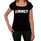 Simmer Womens T Shirt Black Birthday Gift 00547 - Black / Xs - Casual
