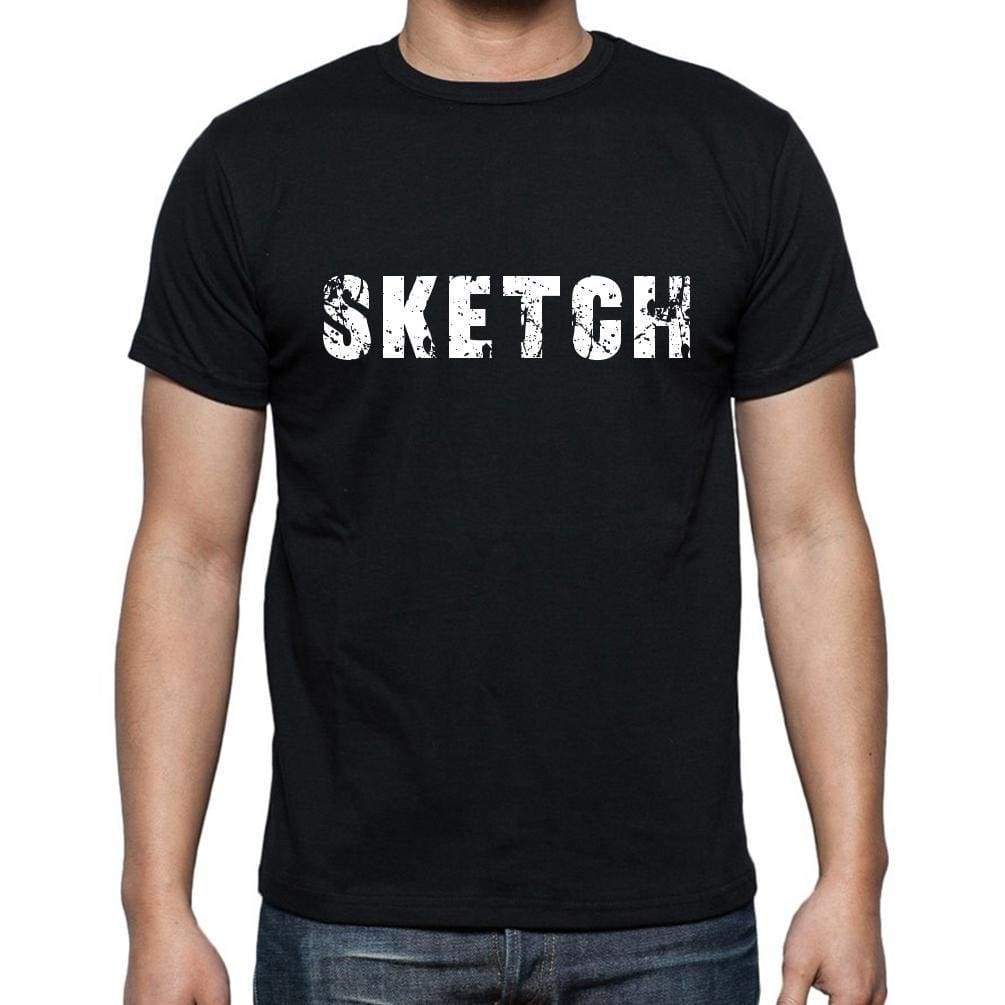 Sketch Mens Short Sleeve Round Neck T-Shirt - Casual