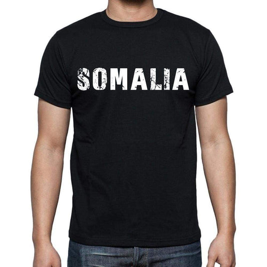Somalia T-Shirt For Men Short Sleeve Round Neck Black T Shirt For Men - T-Shirt