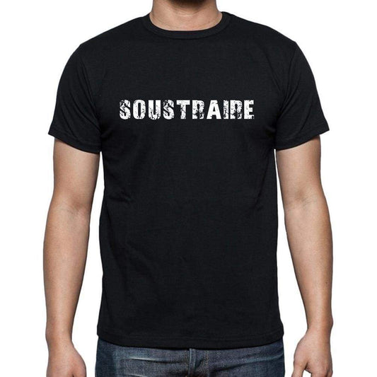 Soustraire French Dictionary Mens Short Sleeve Round Neck T-Shirt 00009 - Casual