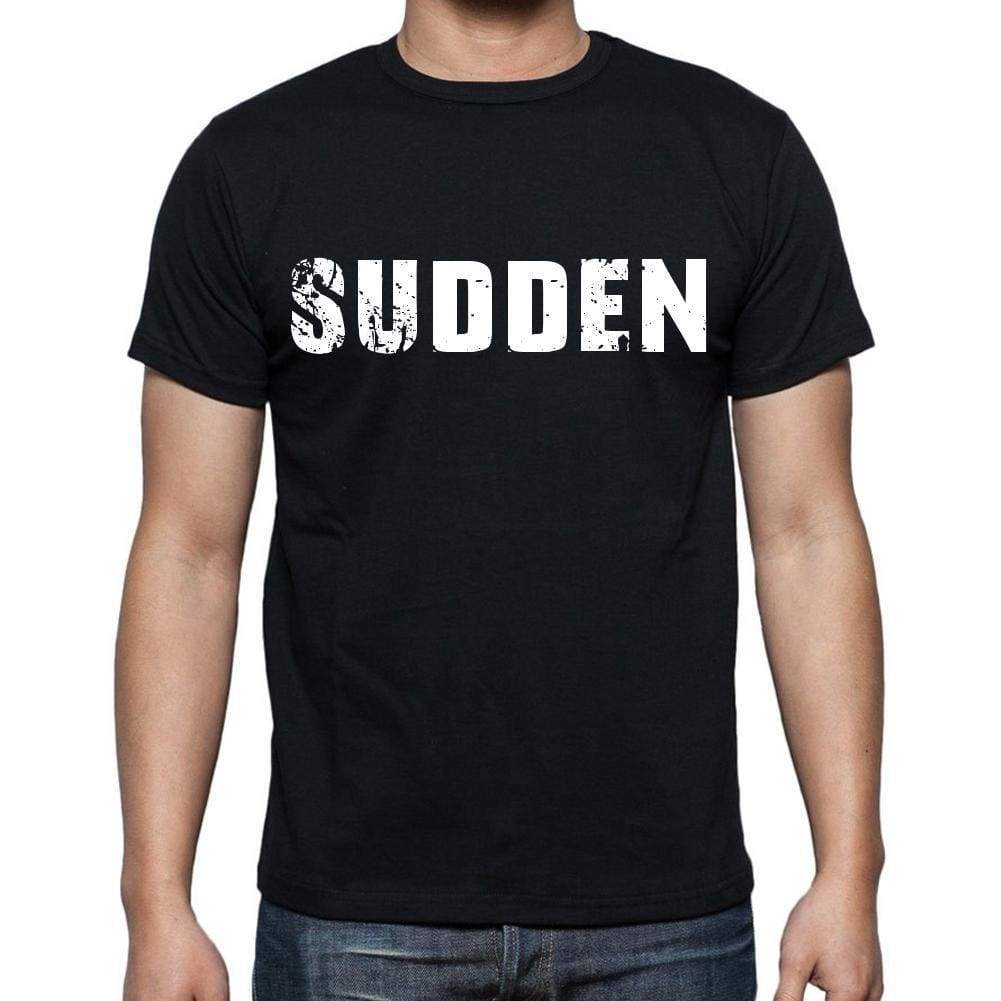 Sudden Mens Short Sleeve Round Neck T-Shirt Black T-Shirt En