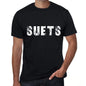 Suets Mens Retro T Shirt Black Birthday Gift 00553 - Black / Xs - Casual