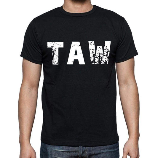 Taw Men T Shirts Short Sleeve T Shirts Men Tee Shirts For Men Cotton Black 3 Letters - Casual