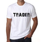 Trader Mens T Shirt White Birthday Gift 00552 - White / Xs - Casual