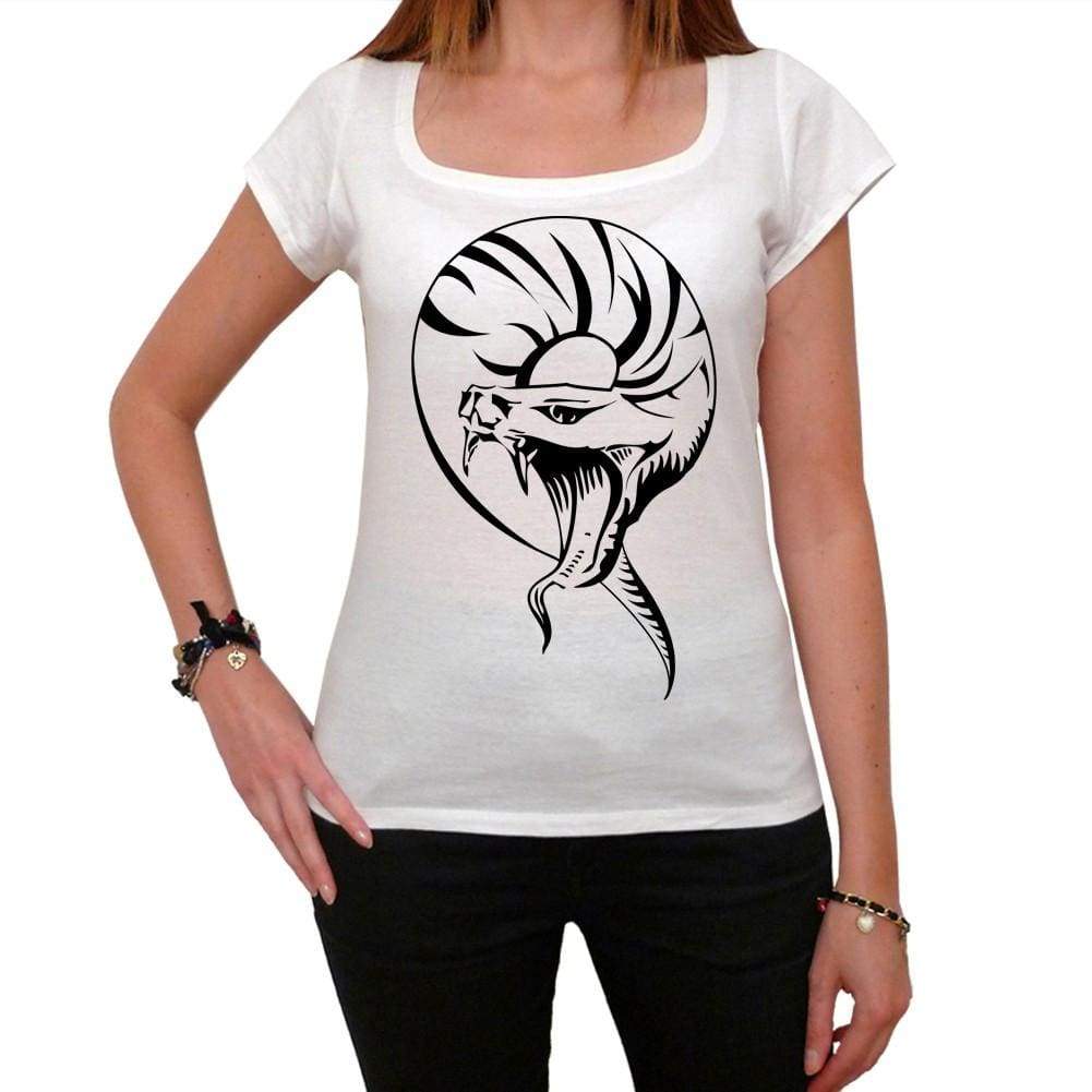 Tribal Snake Tattoo 1 Womens Short Sleeve Scoop Neck Tee 00161