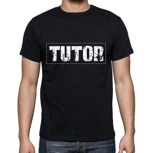 Tutor T Shirt Mens T-Shirt Occupation S Size Black Cotton - T-Shirt
