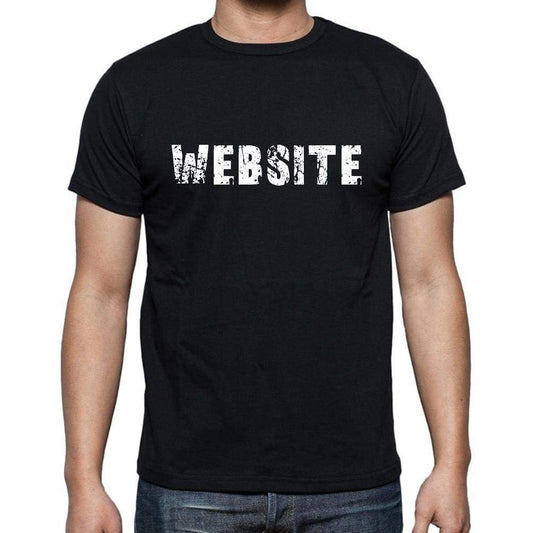 Website Mens Short Sleeve Round Neck T-Shirt - Casual