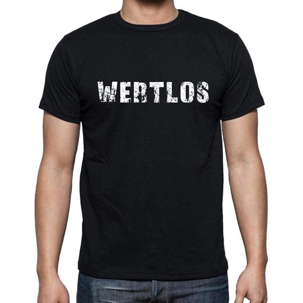 Wertlos Mens Short Sleeve Round Neck T-Shirt - Casual