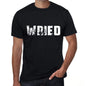 Wried Mens Retro T Shirt Black Birthday Gift 00553 - Black / Xs - Casual